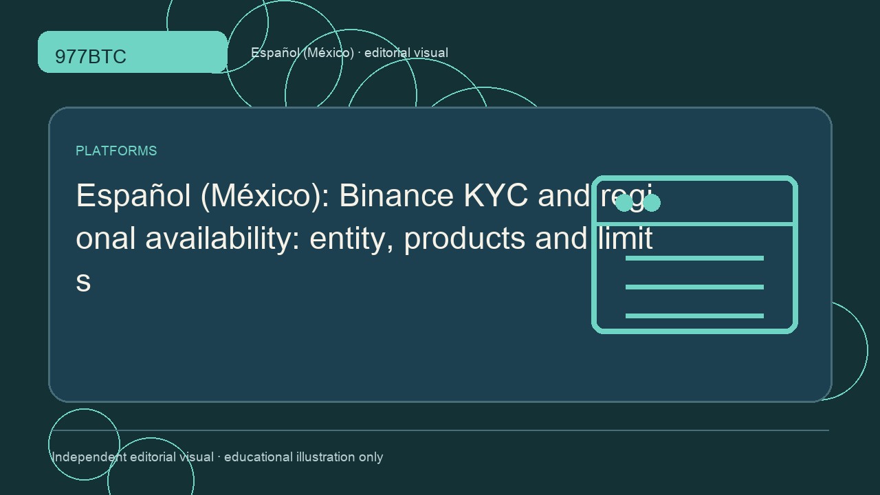 KYC de Binance y disponibilidad regional: entidades, productos y restricciones