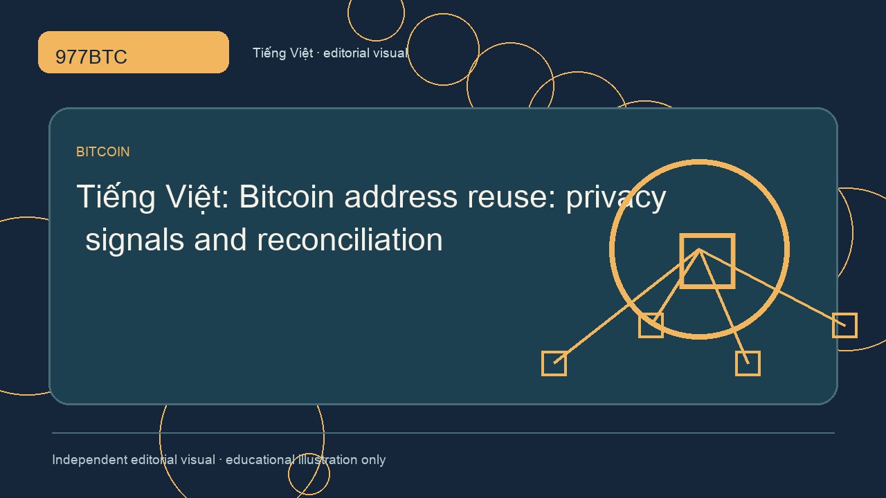 Tái sử dụng địa chỉ Bitcoin: quyền riêng tư và đối soát