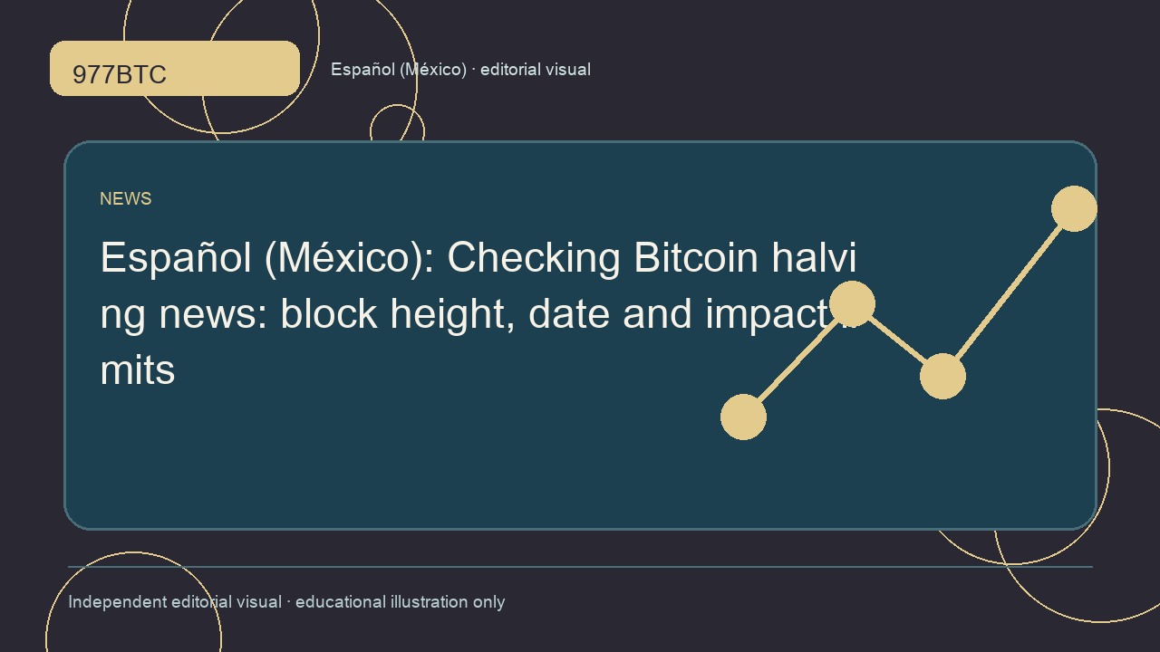 Noticias del halving de Bitcoin: altura de bloque y límites de impacto
