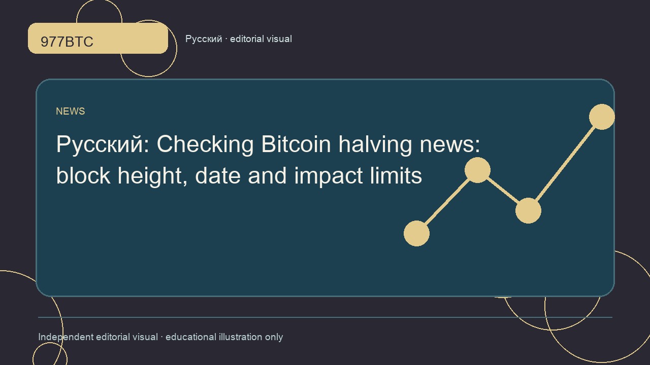 Новости о халвинге Bitcoin: высота блока и пределы влияния