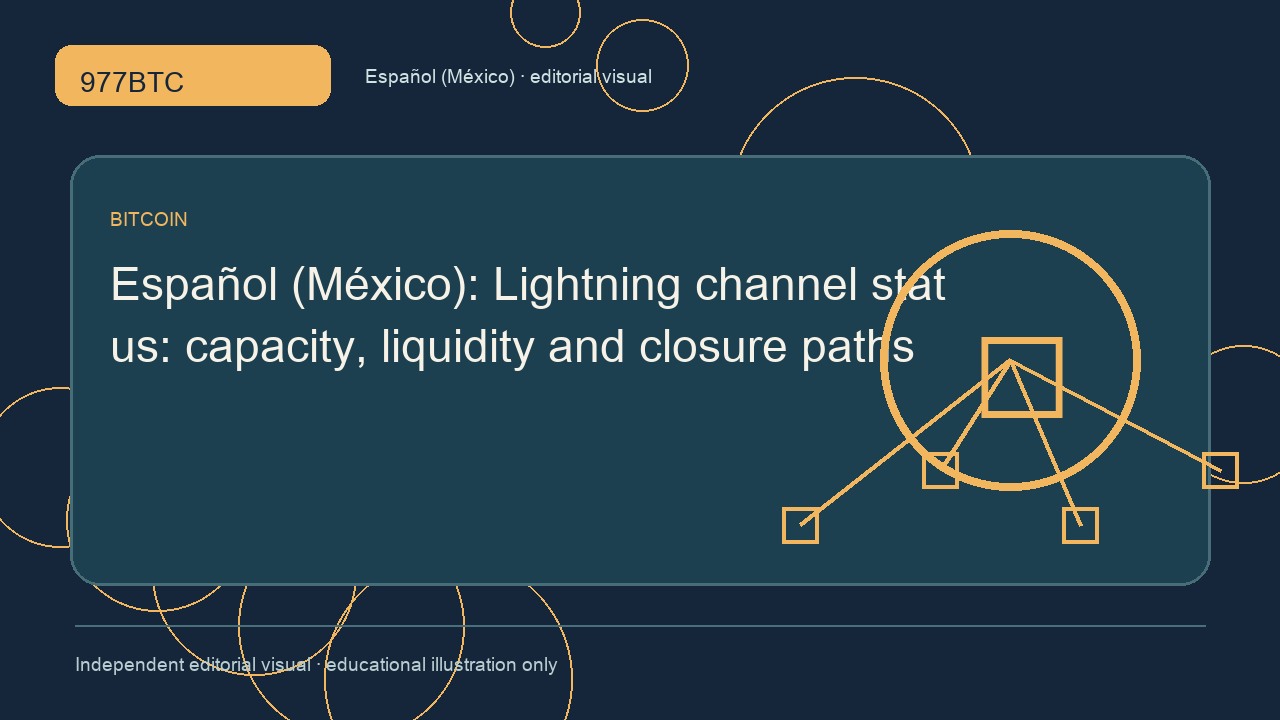 Canales Lightning: capacidad, liquidez y cierre