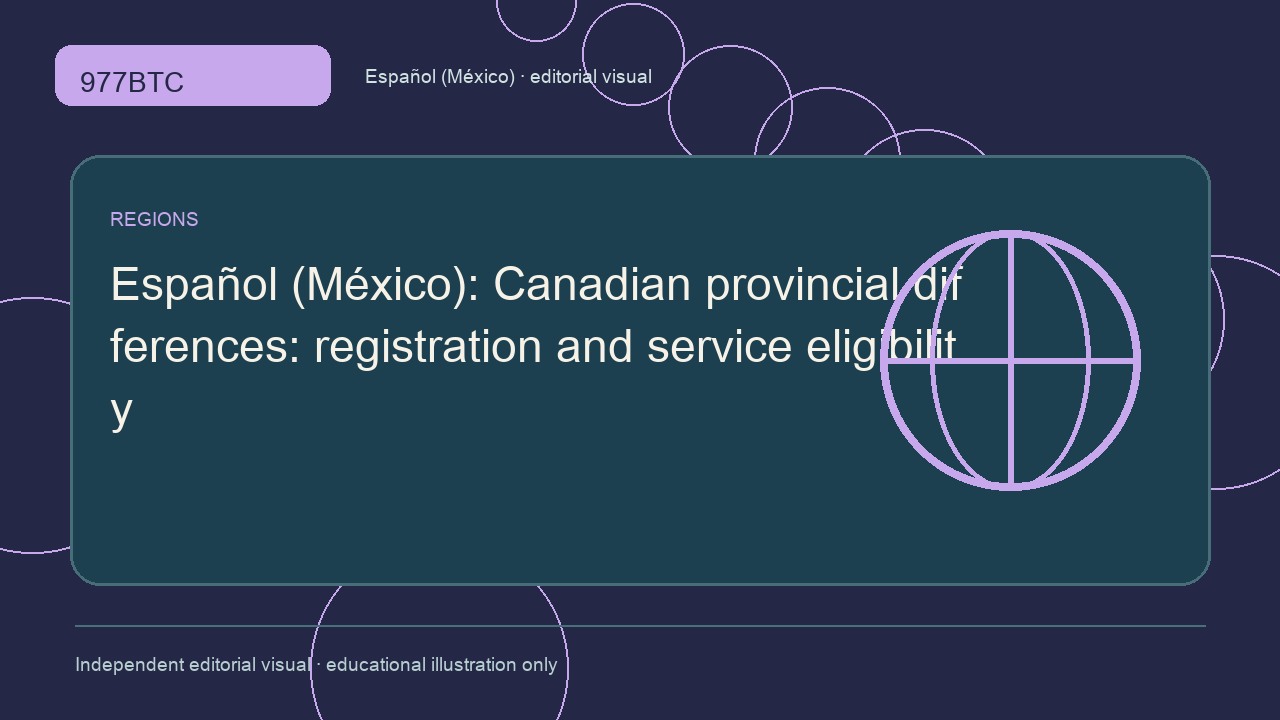 Diferencias provinciales de Canadá: registro y acceso a servicios cripto
