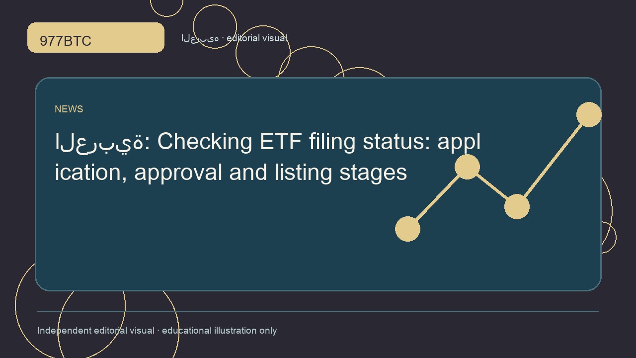 طلبات الصناديق المتداولة للأصول الرقمية: التقديم والموافقة والإدراج