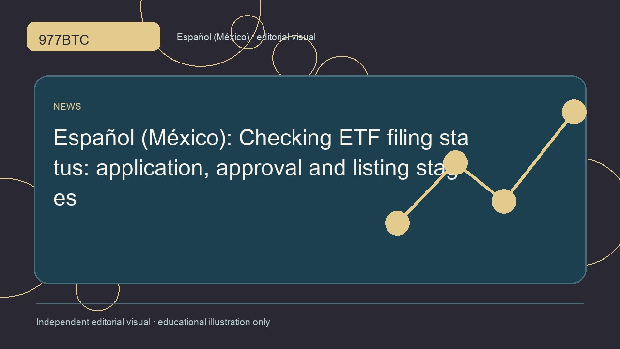 ETF de criptoactivos: solicitud, autorización y cotización