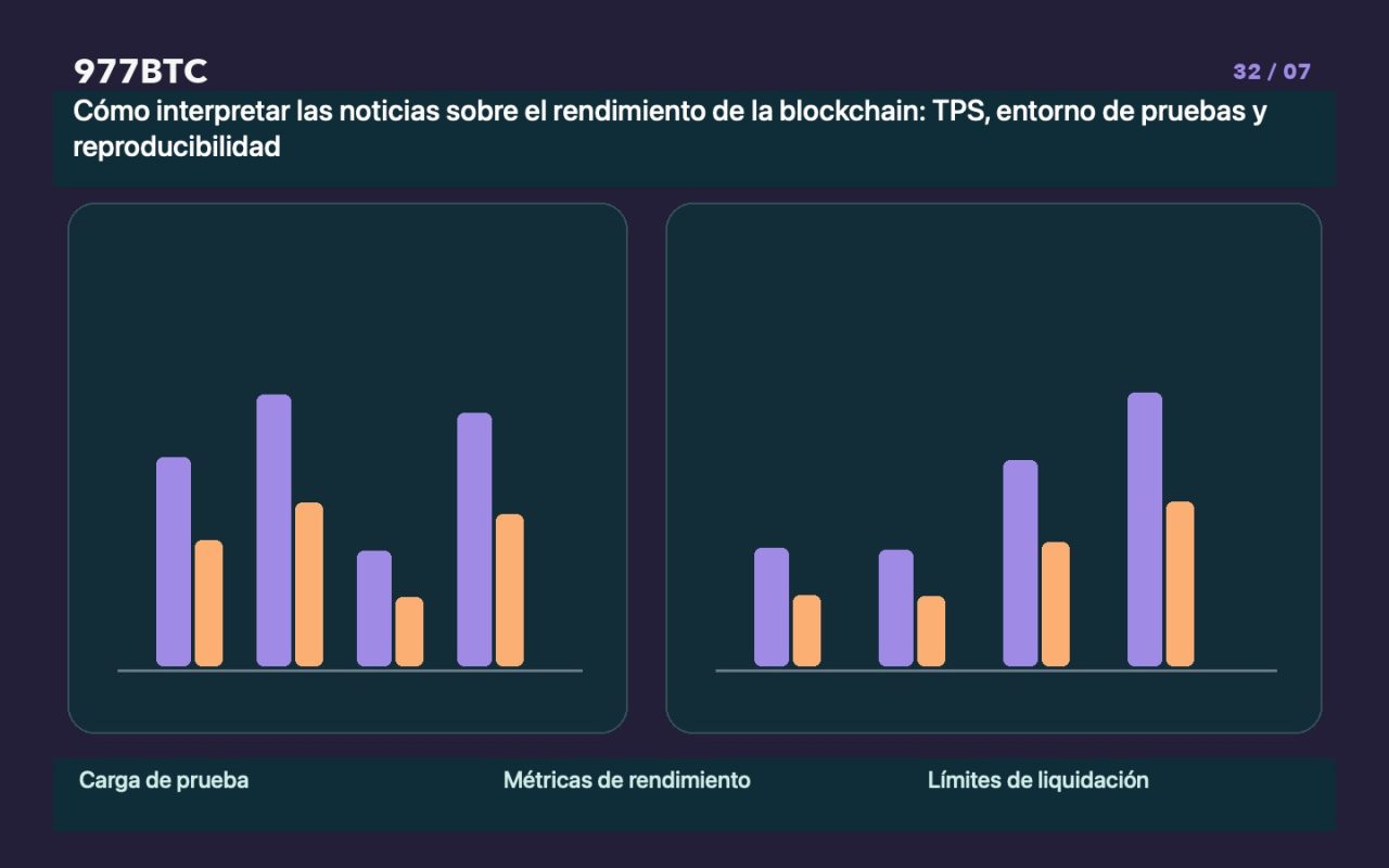 Cómo interpretar las noticias sobre el rendimiento de la blockchain: TPS, entorno de pruebas y reproducibilidad