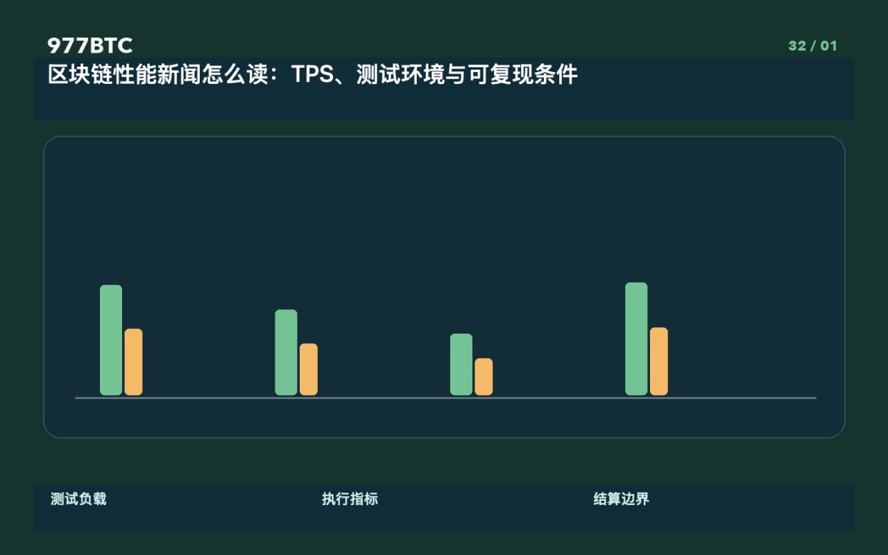 区块链性能新闻怎么读：TPS、测试环境与可复现条件