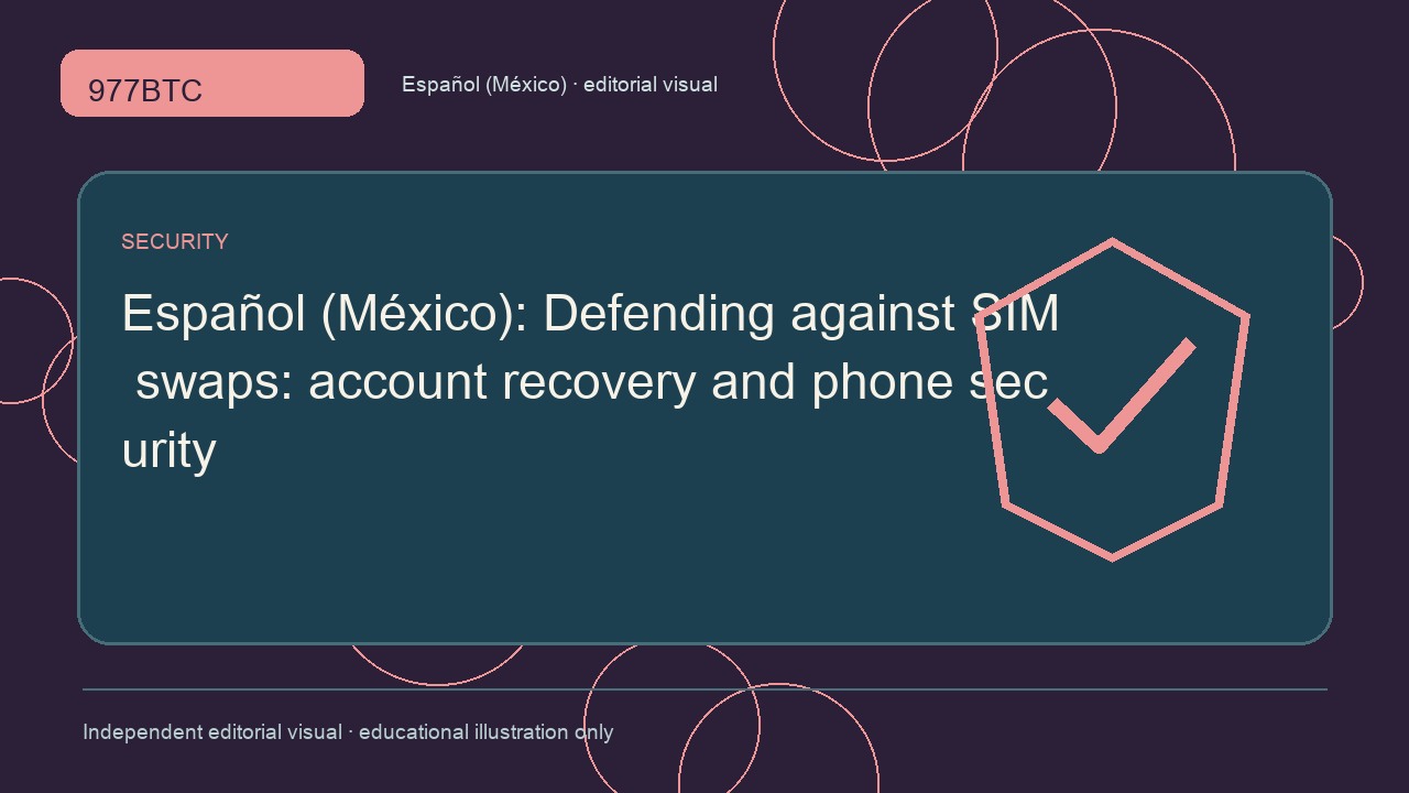 Cómo reducir el riesgo de intercambio de SIM y proteger la recuperación de cuentas