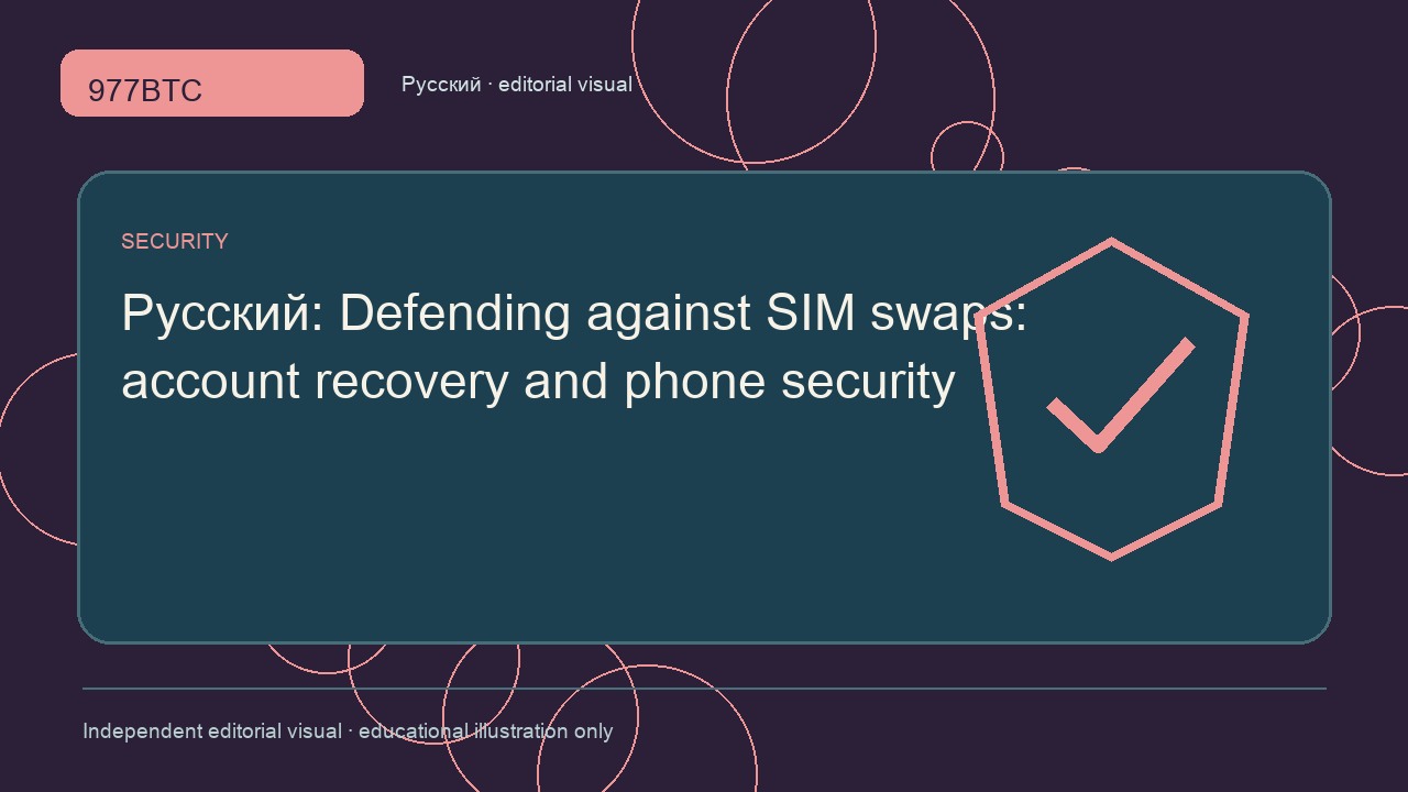 Защита от подмены SIM: восстановление аккаунта и безопасность телефона