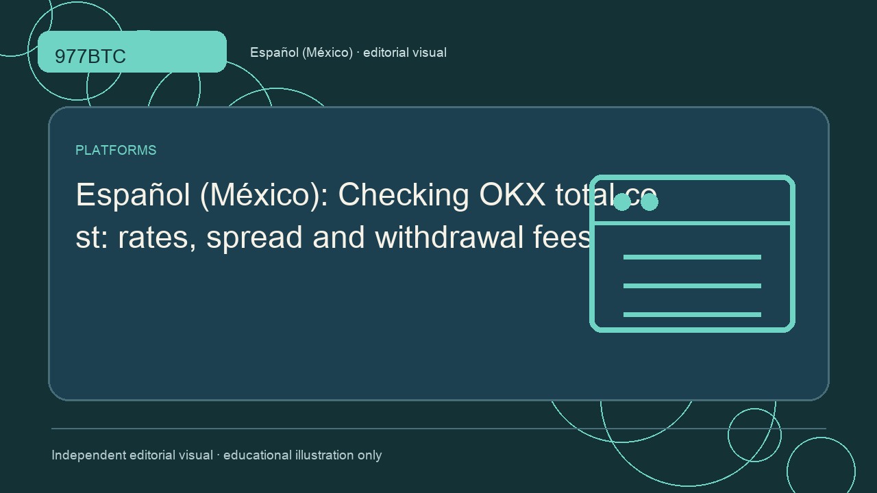 Costo total de OKX: comisiones, diferencial y retiros