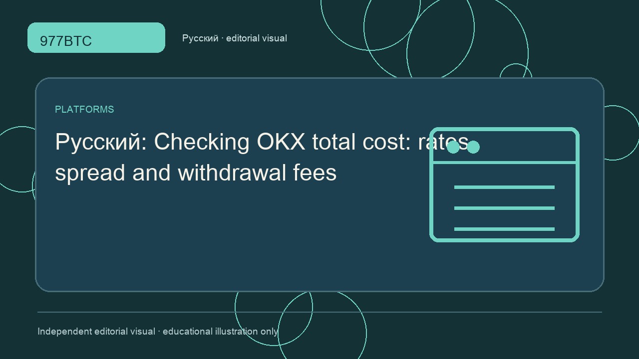 Полная стоимость OKX: комиссии, спред и вывод