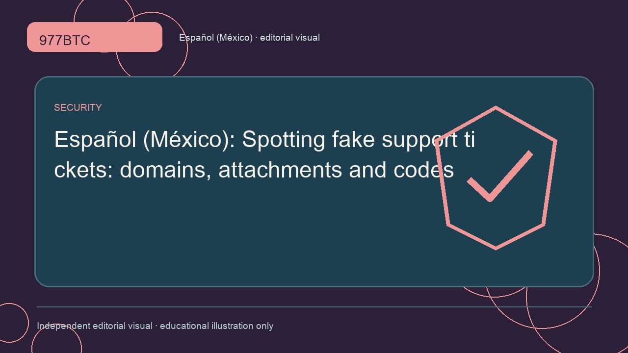 Cómo detectar tickets de soporte falsos: dominios, archivos y códigos