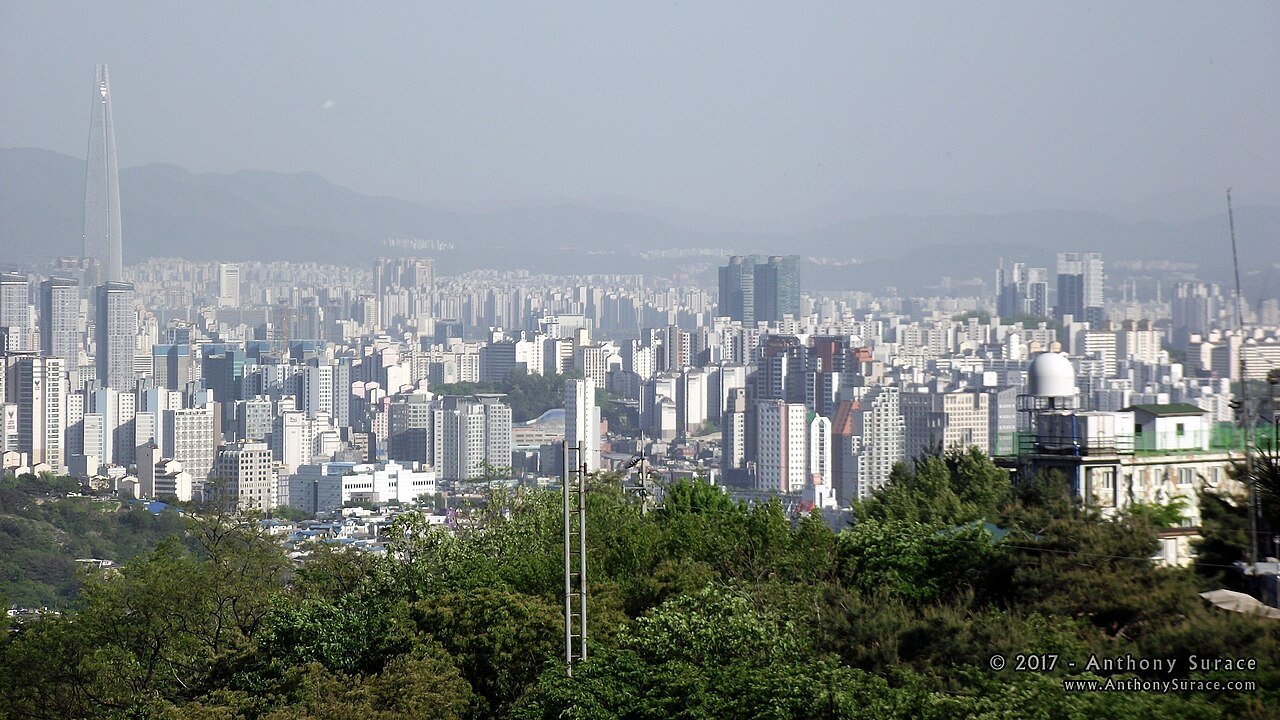首尔城市天际线