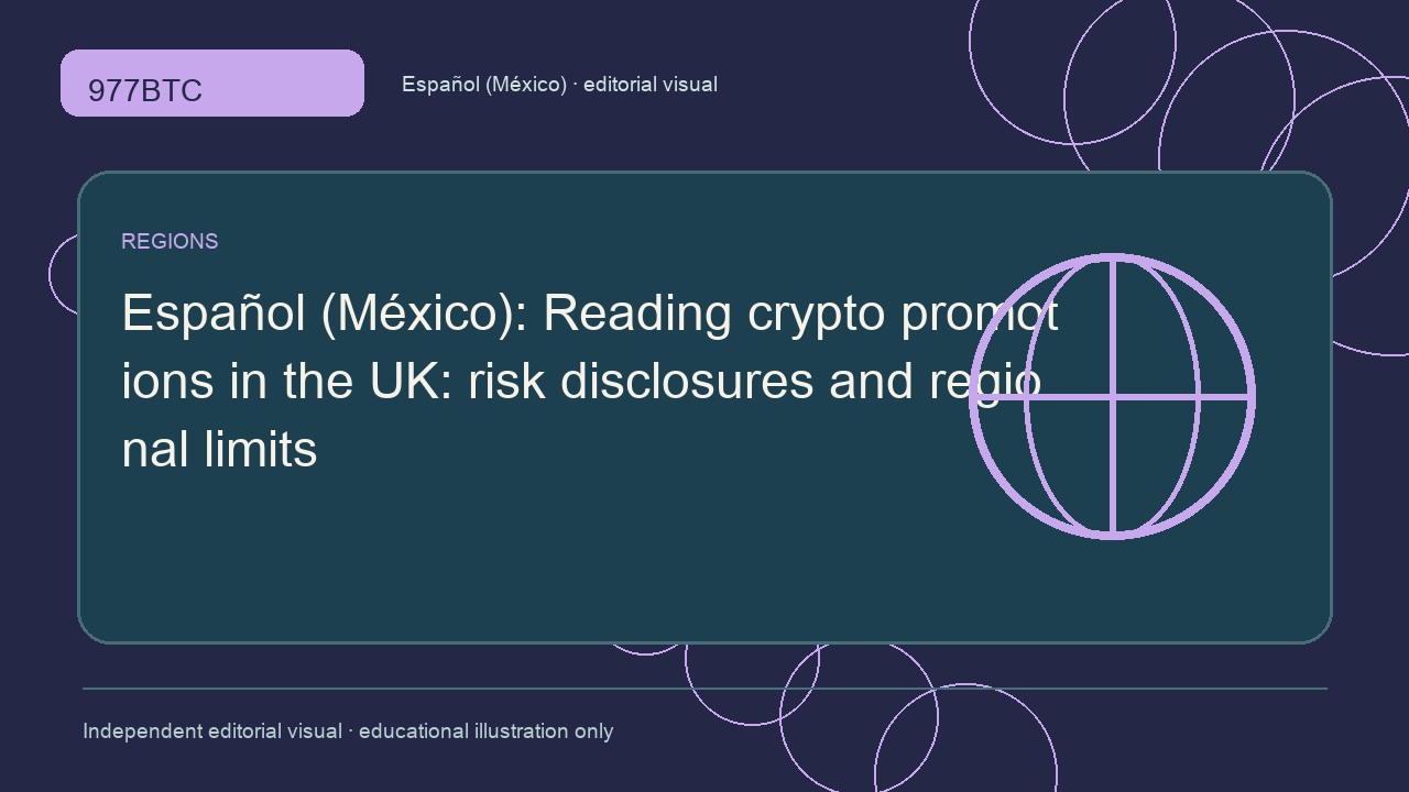 Promociones cripto en Reino Unido: advertencias de riesgo y restricciones