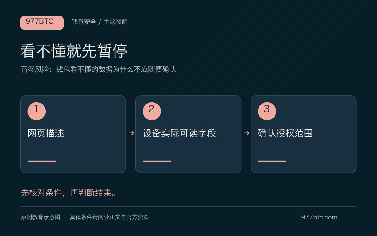 看不懂就先暂停：网页描述；设备实际可读字段；确认授权范围